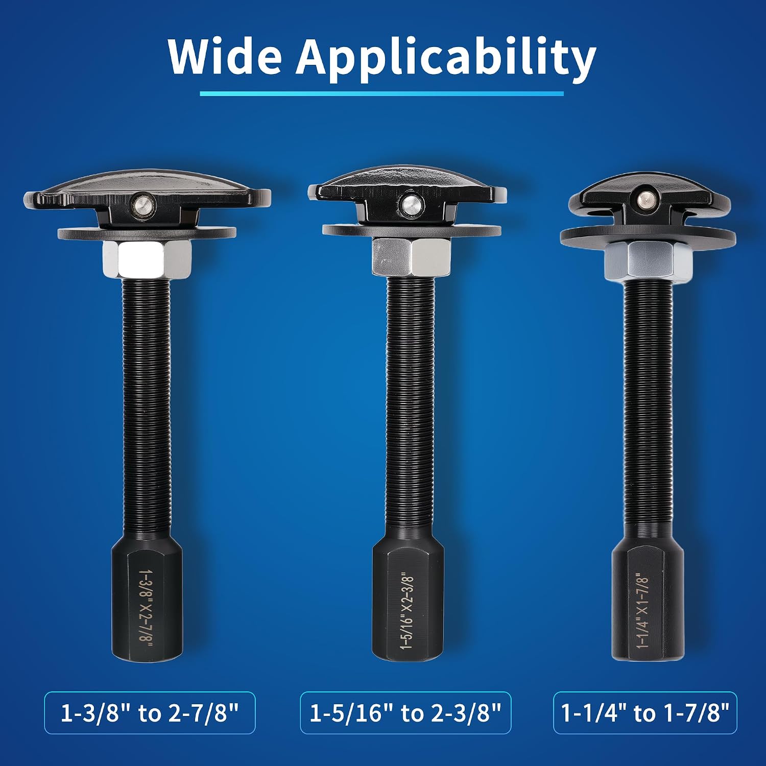 Rear Axle Bearing Puller Tool Set, 3PCS Axle Bearing Puller Extractor, Rear Axle Bearing Removal Tool Kit, Puller