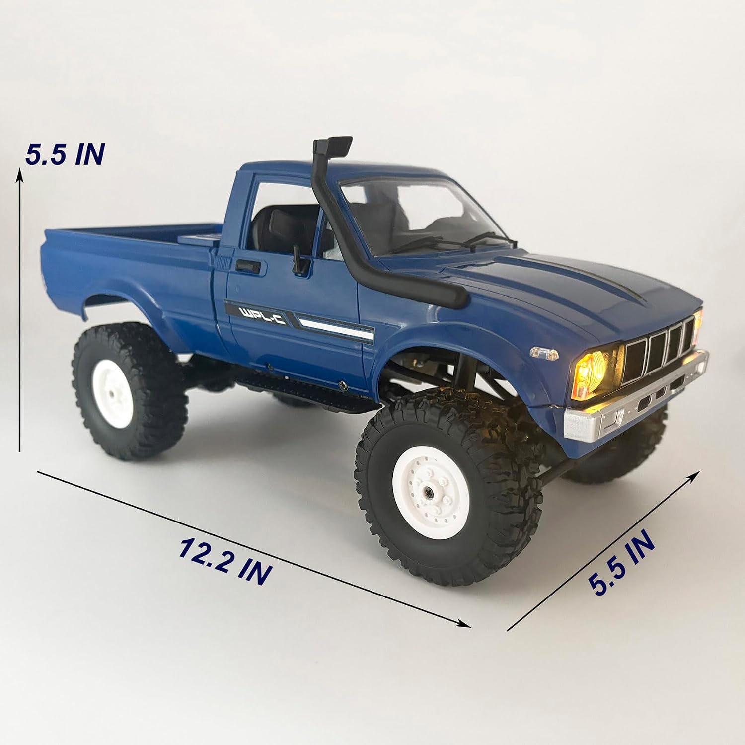 RC Crawler WPL C24 RC Rock Crawler RC Truck 4x4 Off Road RTR | 1/16 Scale Remote Control Truck All Terrain 2.4 GHz