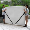 Moving Straps Moving and Lifting System for 2 Mover Adjustable Shoulder Lifting 4 Buckles Easily Move Lift Carry