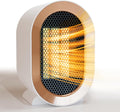 Indoor Electric Portable Space Heater, 1200W Personal Desk Heater, Fast Quiet Heating Ceramic with Thermostat for