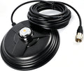Heavy Duty NMO Magnet Antenna 6.1" Mount with 16.4ft RG58 Coaxial Cable | Magnetic Base for NMO Mobile Radio