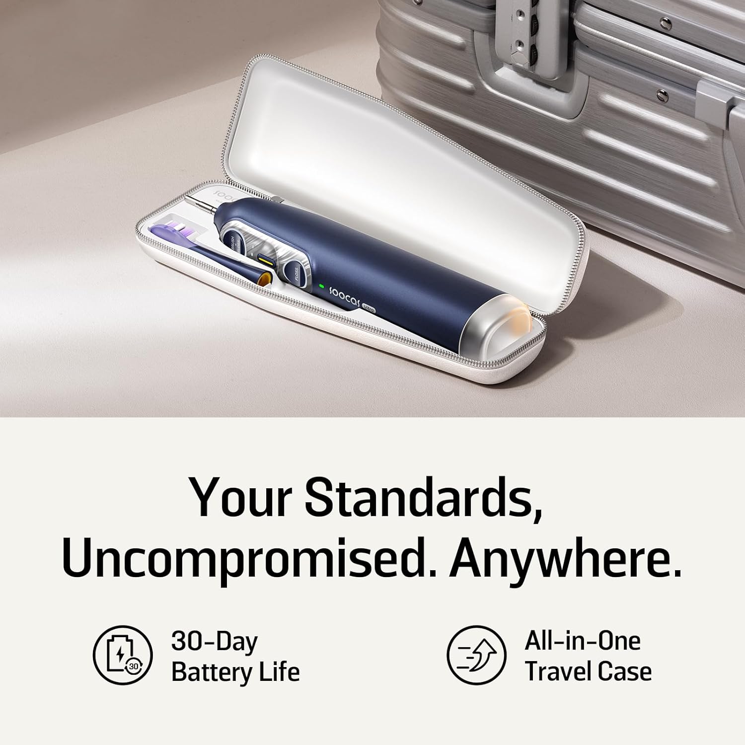 NEOS II Ultra – Electric Toothbrush with Water Flosser Combo, 3-in-1: Flosses, Vibrates and Oscillates, Flossing