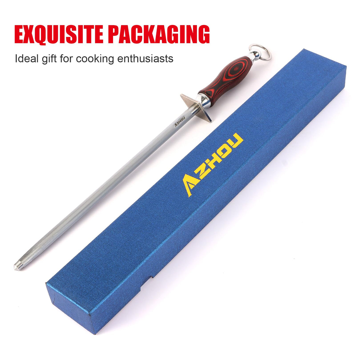12" Professional Knife Sharpener Fine Honing Rod