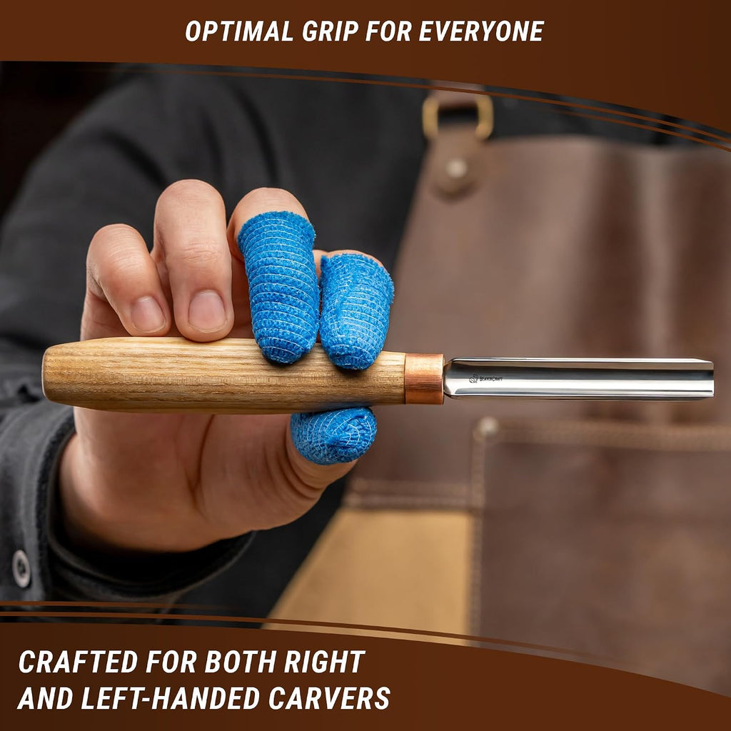 Wood Carving Gouge K9/10 Woodworking Hand Chisel Compact Wood Carving Knife for Beginners and Profi