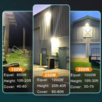Lightdot Wall Pack LED Exterior Light, ETL Outside Lighting, 250W 6Pack
