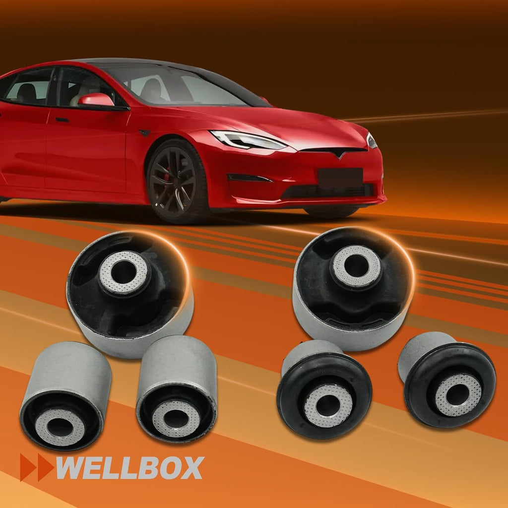 WELLBOX Suspension Control Arm Bushing Kit compatible with Honda Accord 2003 2004 2005 2006 2007 Acura TL TSX 2004 2005 2006 2007 2008 Front Lower Inner Outer Replaces OE ‎51391-SDA-A03