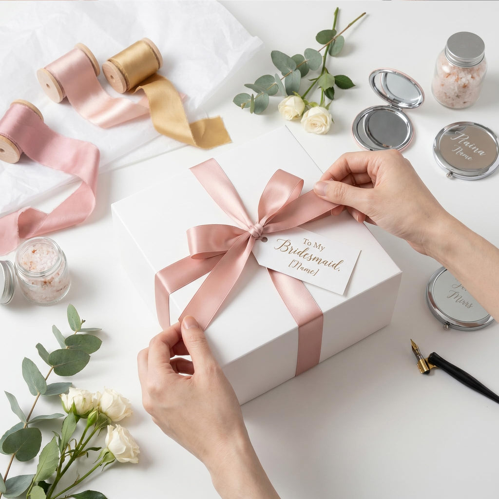 10 Pack 8x8x4 Inch Medium White Gift Boxes with Lids for Presents