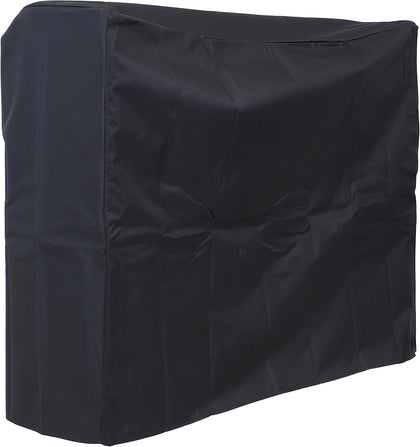 Sunnydaze 4-Foot Firewood Log Rack Cover, Black | Heavy-Duty PVC Construction, for Most 4-Foot Log Racks
