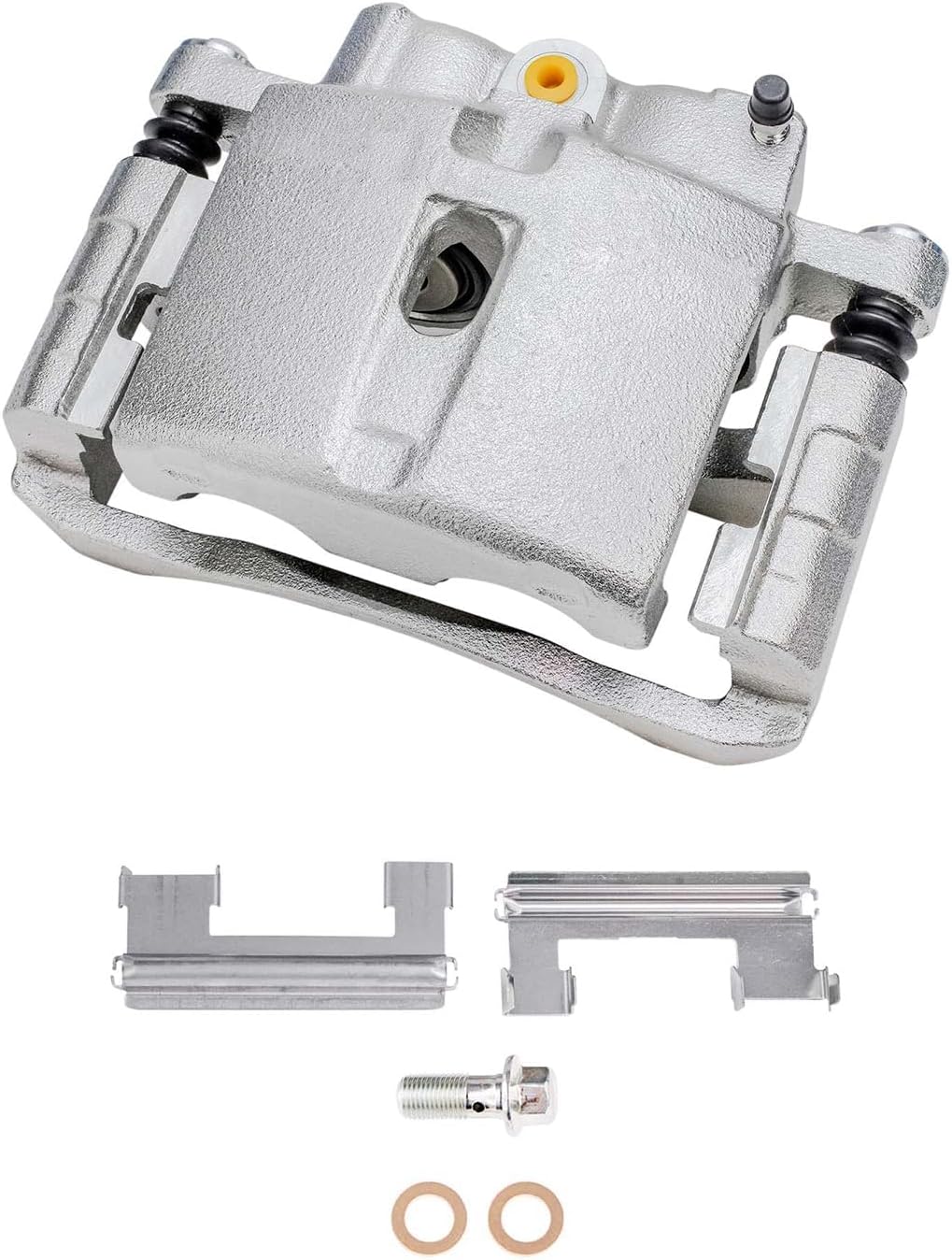 Detroit Axle - 2pc Rear Brake Calipers w/Bracket for Chevrolet Silverado | GMC Sierra 01-03/05-06 1500HD 99-04 2500