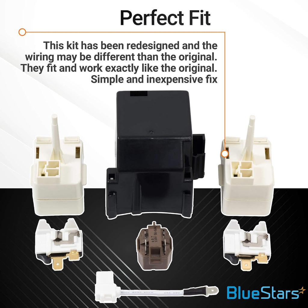 BlueStars 8201786 Refrigerators Compressor Relay Start Device Kit