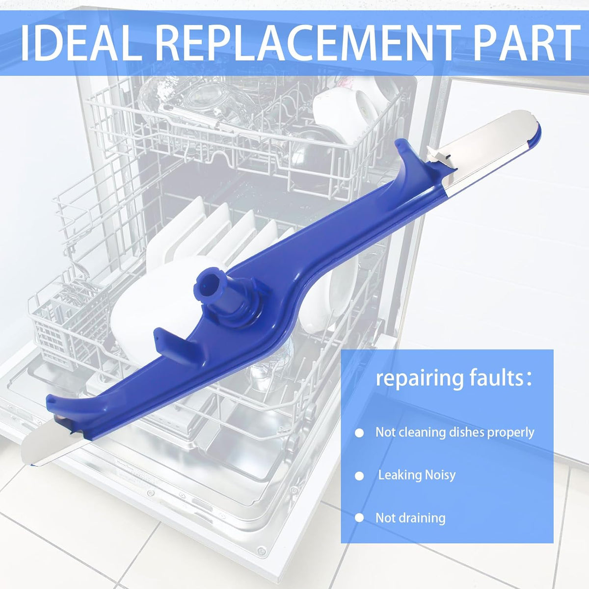 1545680 5304517203 Lower Spray Arm Compatible with Frigidaire Dishwasher