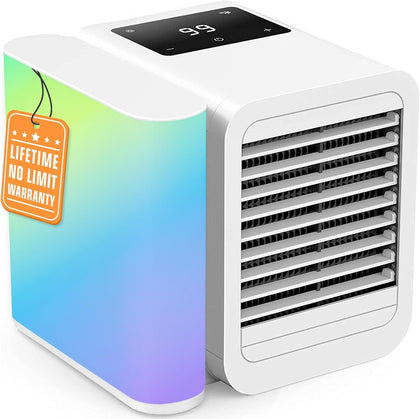 Portable Air Conditioners Fan: Air Conditioner, Ac Unit | Evaporative Air Cooler - Personal Mini Air Cooler with