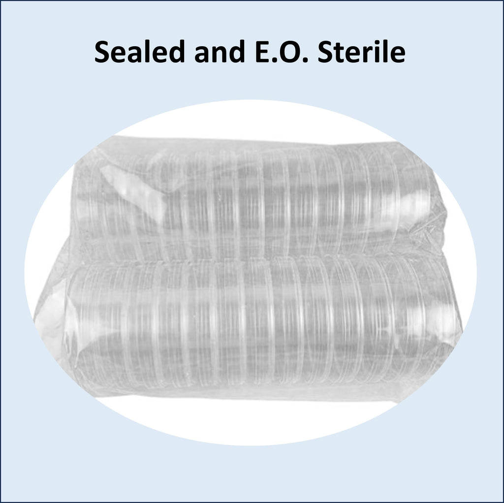 Polystyrene Petri Dish with Vented Lid, 60x13mm, Sterile (26 pcs)