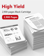 137 Black Toner Cartridge 2-Pack High Yield Replacement for Canon CRG-137