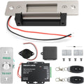 2026 Upgraded Access Control Electric Strike Door Lock Kit | Fit Cylindrical Mechanical locksets Wireless Door Buzzer