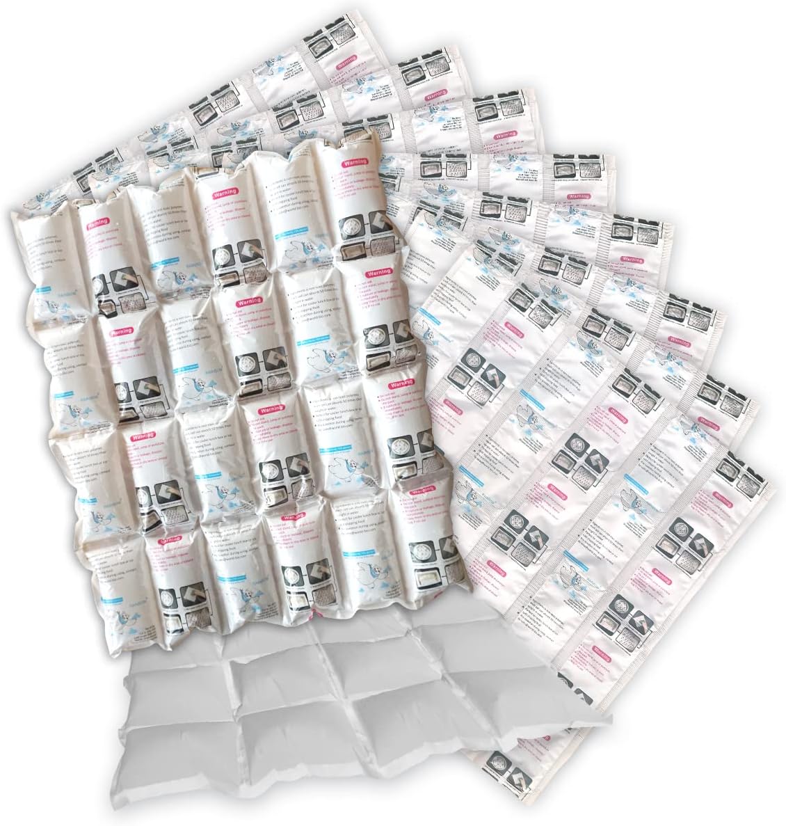 Dry Ice Packs for Shipping, 24 Sheets