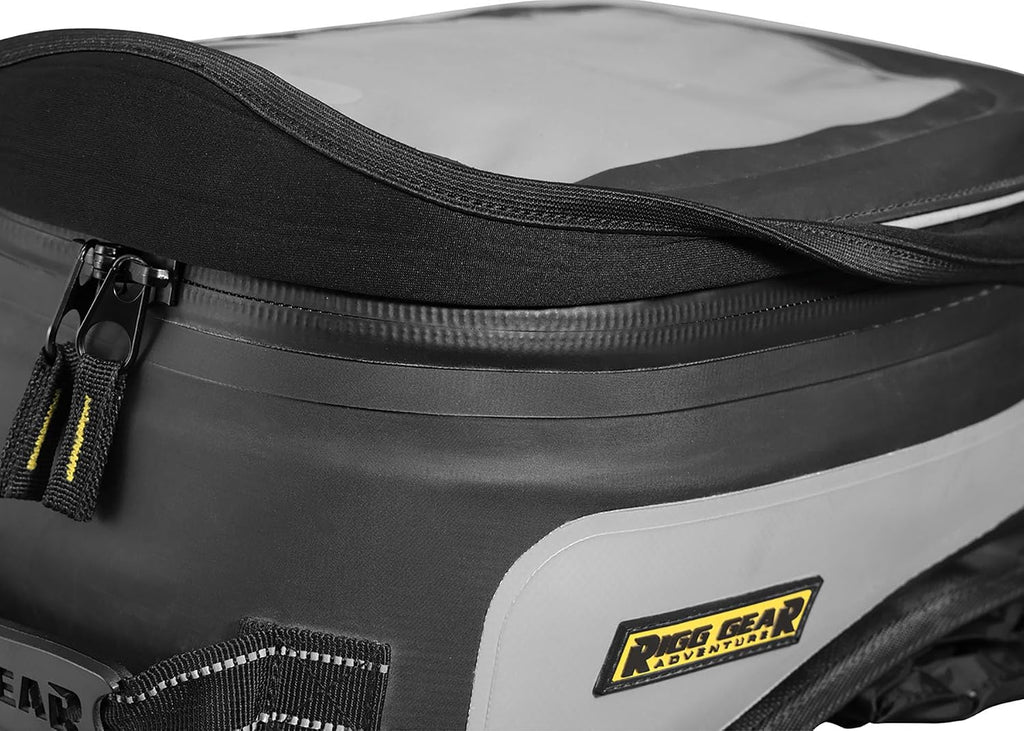 Waterproof Hurricane Adventure Tank Bag, fits Most Honda Yamaha Kawasaki Adventure Bikes Black