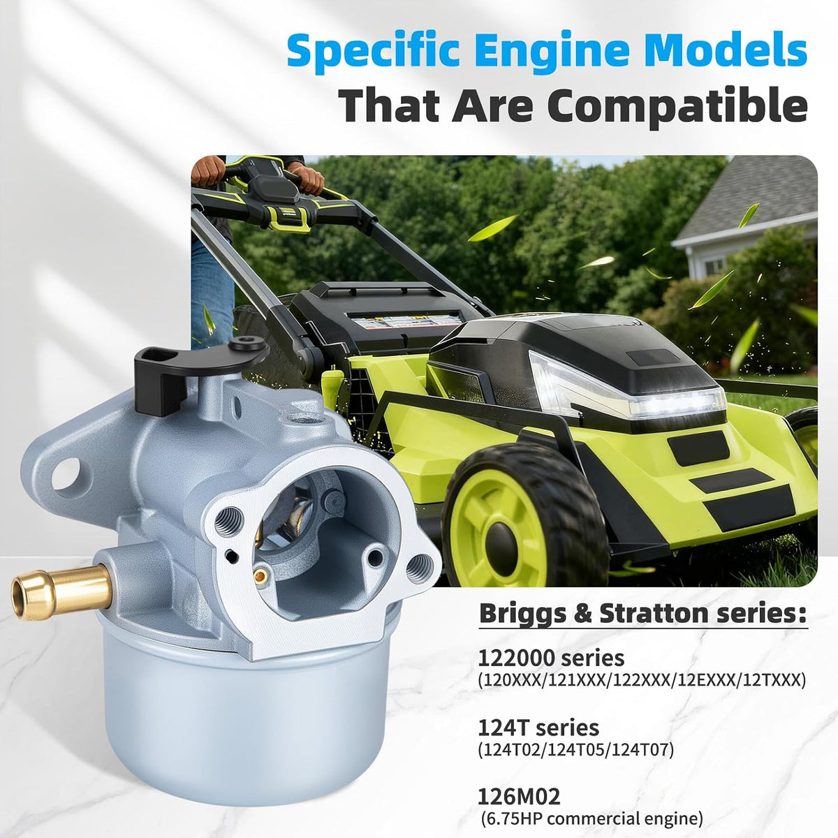 799868 Carburetor Compatible with Briggs & Stratton 498170 799872,4-7 hp