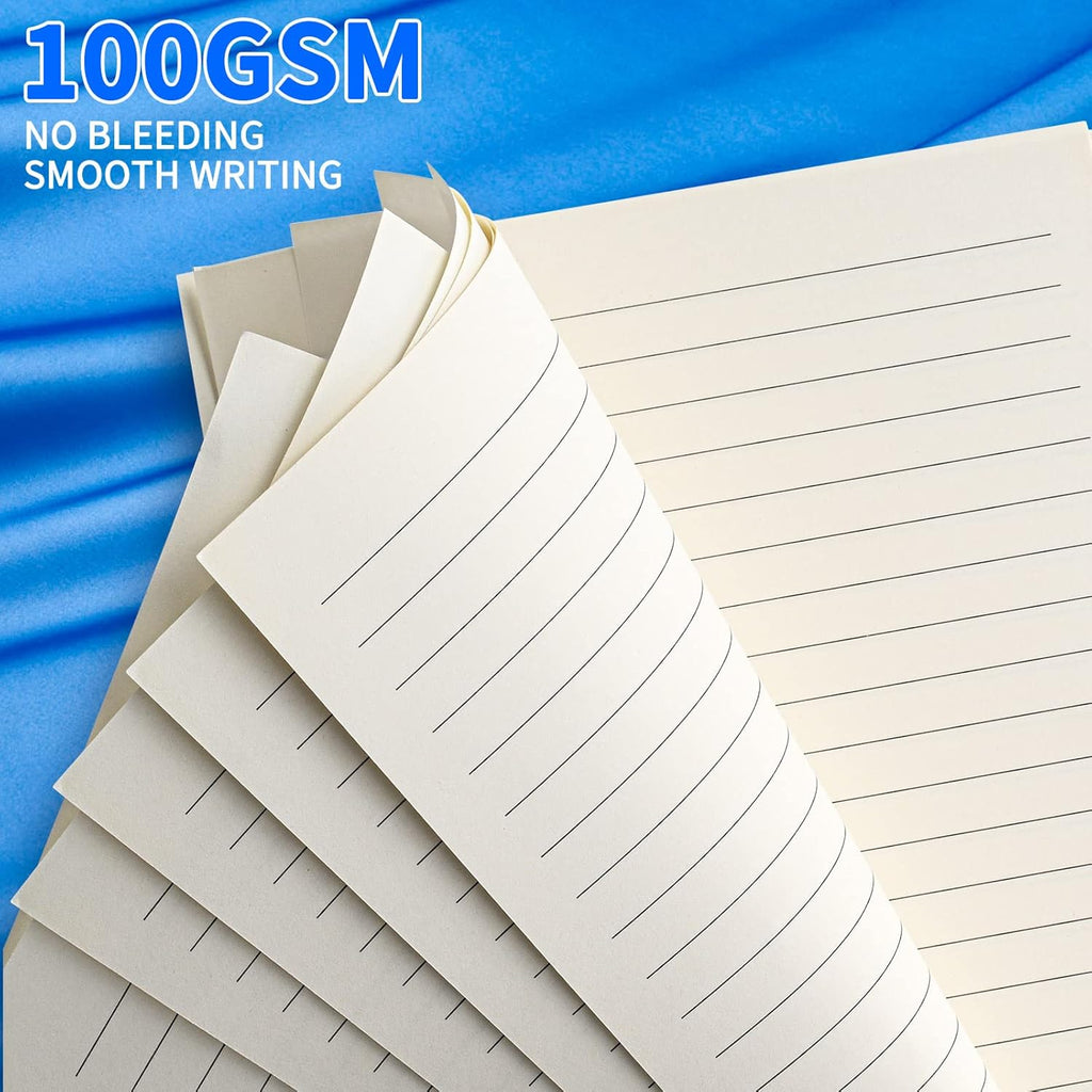 A5 Line Refill Paper, A5 Binder Refills for 6-Ring Binders Planner Traveller Journal Notebook Dairy, 8mm Ruled Filler