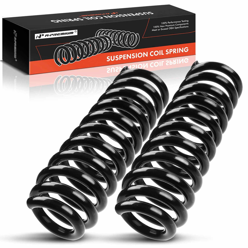 A-Premium 2-Pack Front Coil Spring Set Compatible with Ford, Lincoln