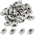 100Pcs M6 3030 Series T Slot Nuts Carbon Steel
