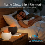2 Pack Flame Essential Oil Diffuser for Home, 260ml Fire Diffuser