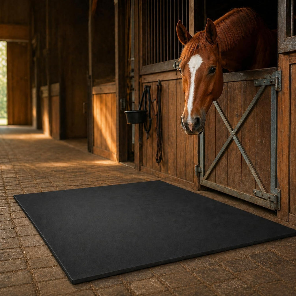 Heavy Duty Rubber Horse Stall Mats 3x4 ft Large Horse Stable Mat