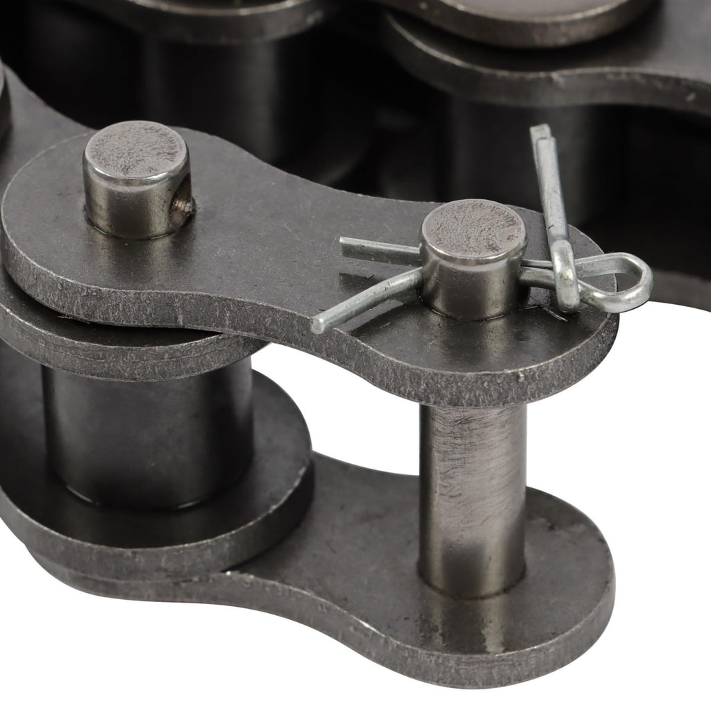 kimllier 100 Roller Chain 10 Feet, Carbon Steel, with 2 Connecting Links