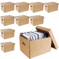 10 Pcs Acid Free Storage Boxes, Archival Storage Boxes, 15 x 12 x 10 Inch Thickened Buffered Acid Free Board Photo