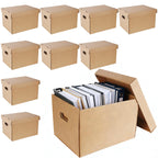 10 Pcs Acid Free Storage Boxes, Archival Storage Boxes, 15 x 12 x 10 Inch Thickened Buffered Acid Free Board Photo