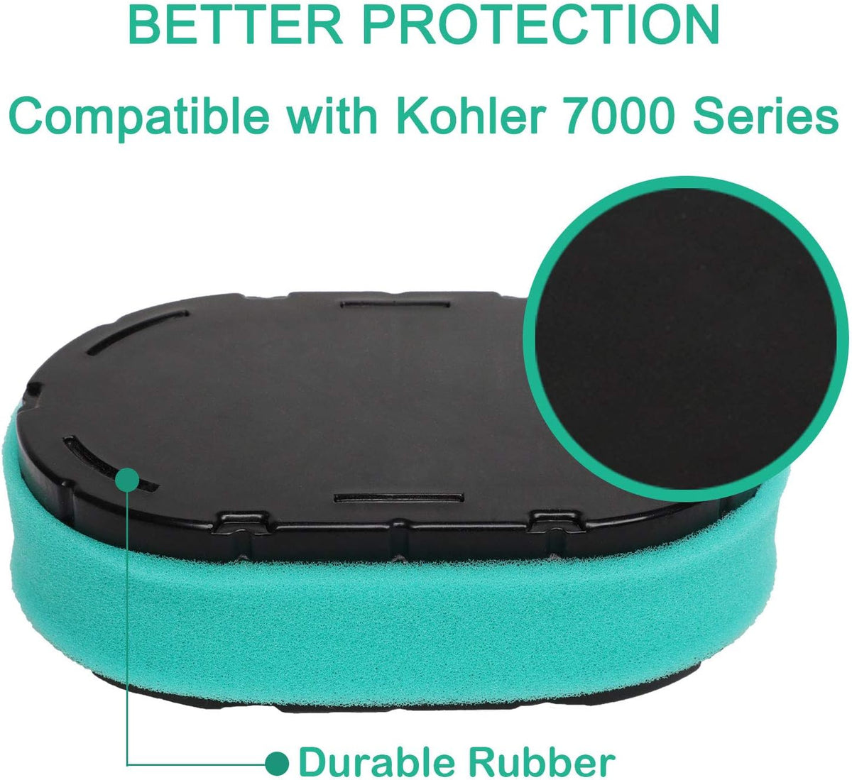 2 Pack 32 083 09-S Air Filter for Kohler 7000 Series KT715 KT725 KT730 KT735 KT740 KT745 Engine Cub Cadet Lawn Mower, Premium 32 083 09 KH-32-883-09-S1 Air Filter