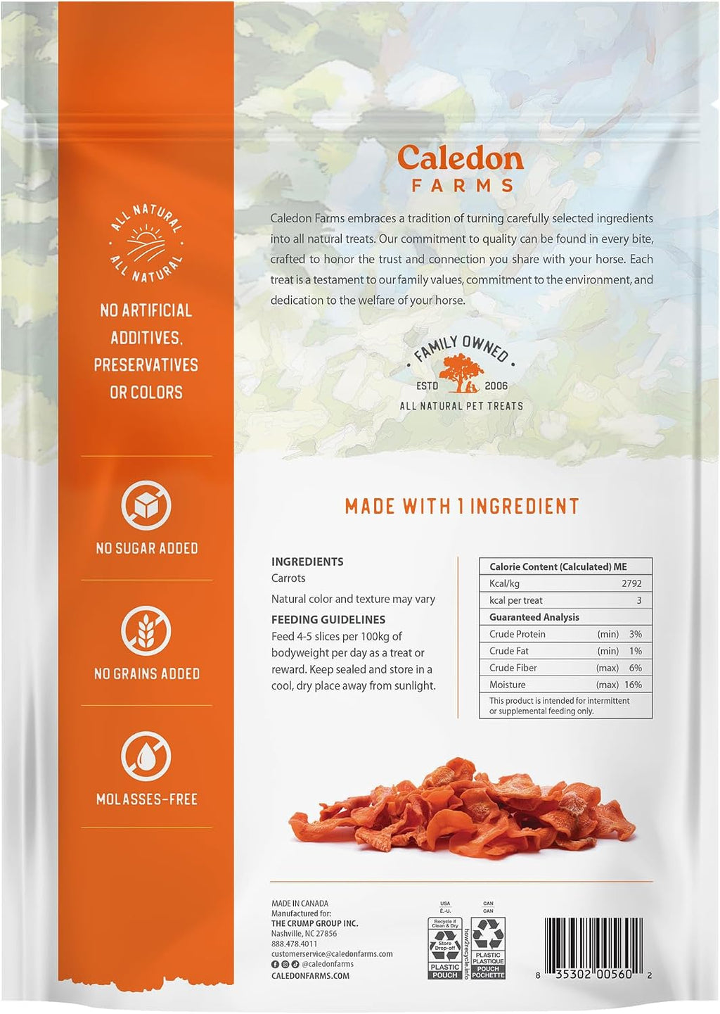 Carrot Slices Horse Treats, 11.5 oz