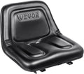 Universal Tracor Seat, Lawn Mower Seat with Micro Switch and Drainage Holes, 6.3-11.8 inch Extended Slot Tractor Seat