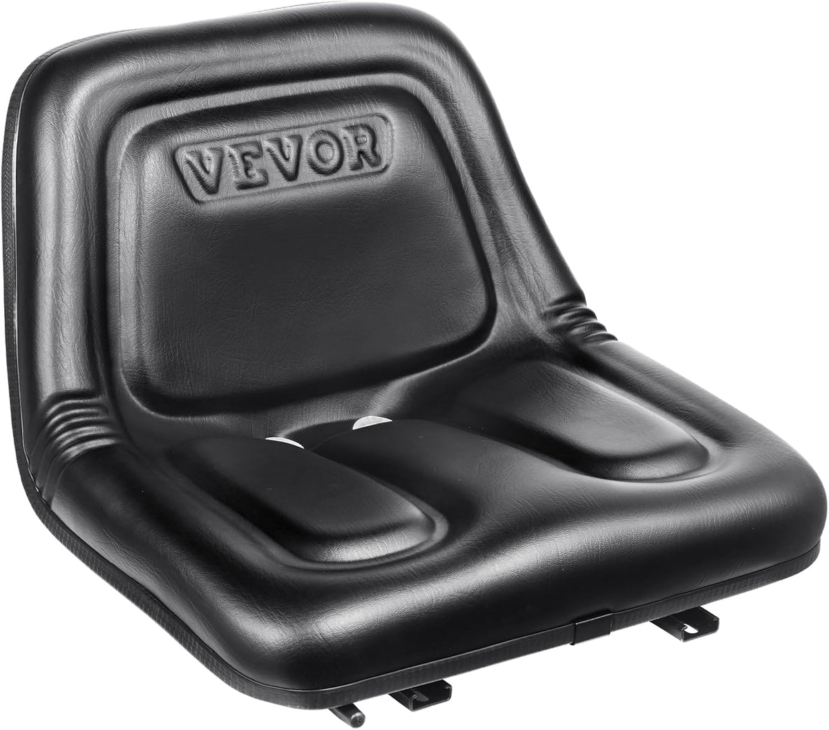 Universal Tracor Seat, Lawn Mower Seat with Micro Switch and Drainage Holes, 6.3-11.8 inch Extended Slot Tractor Seat