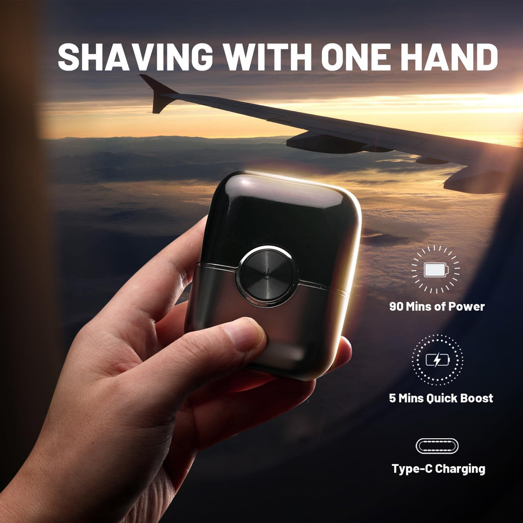 Electric Foil Shavers for Men: 4 Floating Blades & Big LED Display