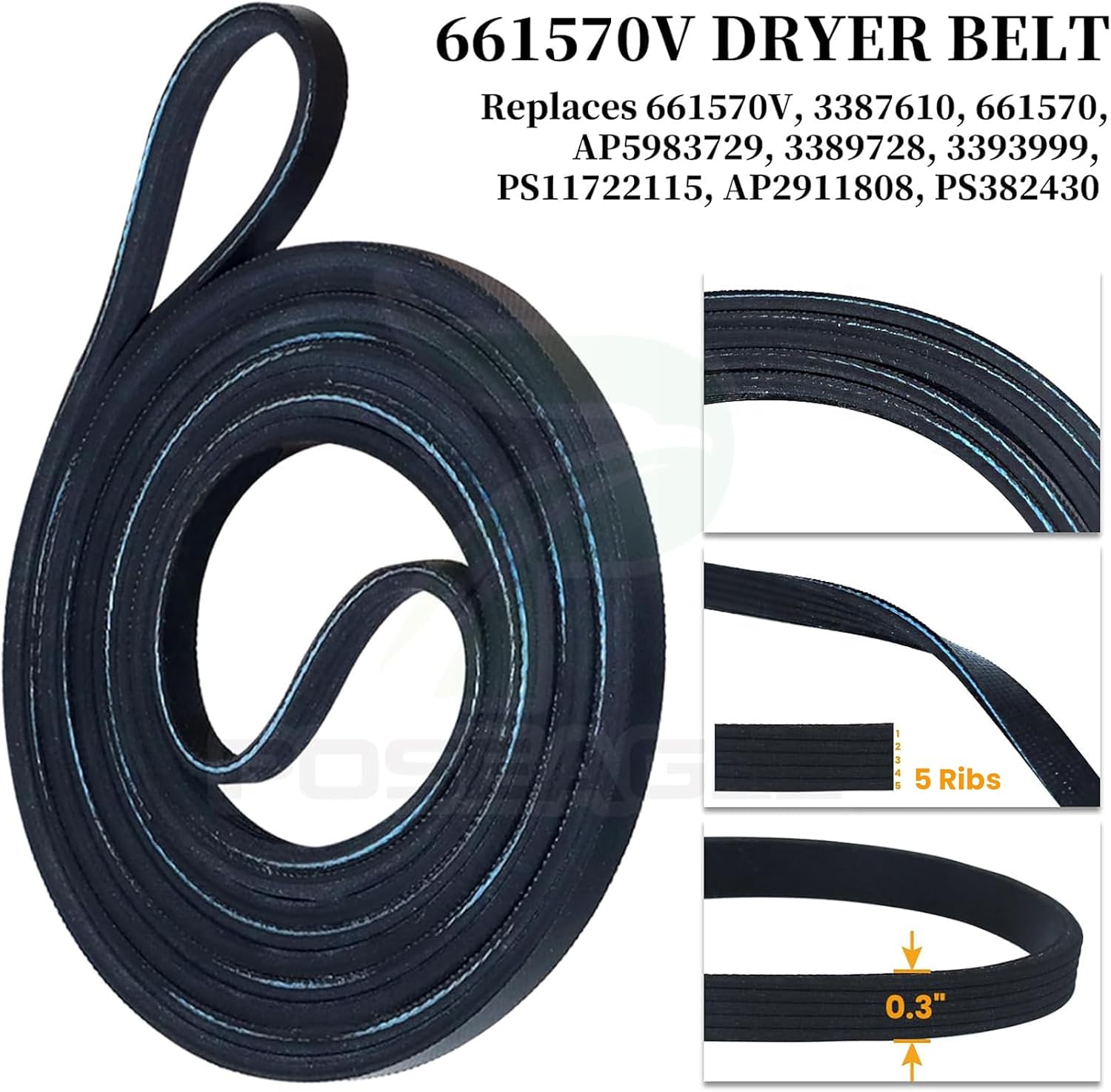 [Upgraded] 4392067 Dryer Repair Kit for Whirlpool Maytag Dryers | with WPW10314173 Drum Roller 279640 Dryer Idler