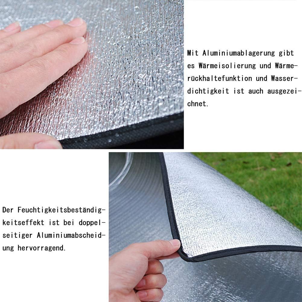 Camping Mat Insulated Sleeping Pad 78.7" x 59" Tent Floor Thermal Blanket | Reflecting Heat keep sleeping warm