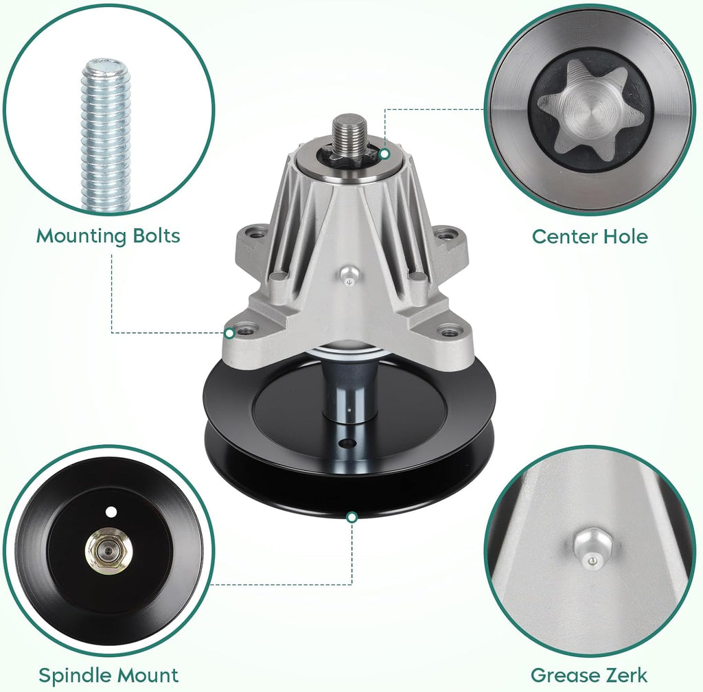 54" Deck Spindle Assembly 618-06978 918-06978 Fits for Cub Cadet MTD Troy Bilt RZT-L54 RZT-S54, XT1-GT54 XT1-ST54, XT2 ST54, ZT1-54 ZT2-54 TB2454(Only fits 2019-2020), Z6600 T8400 G8400