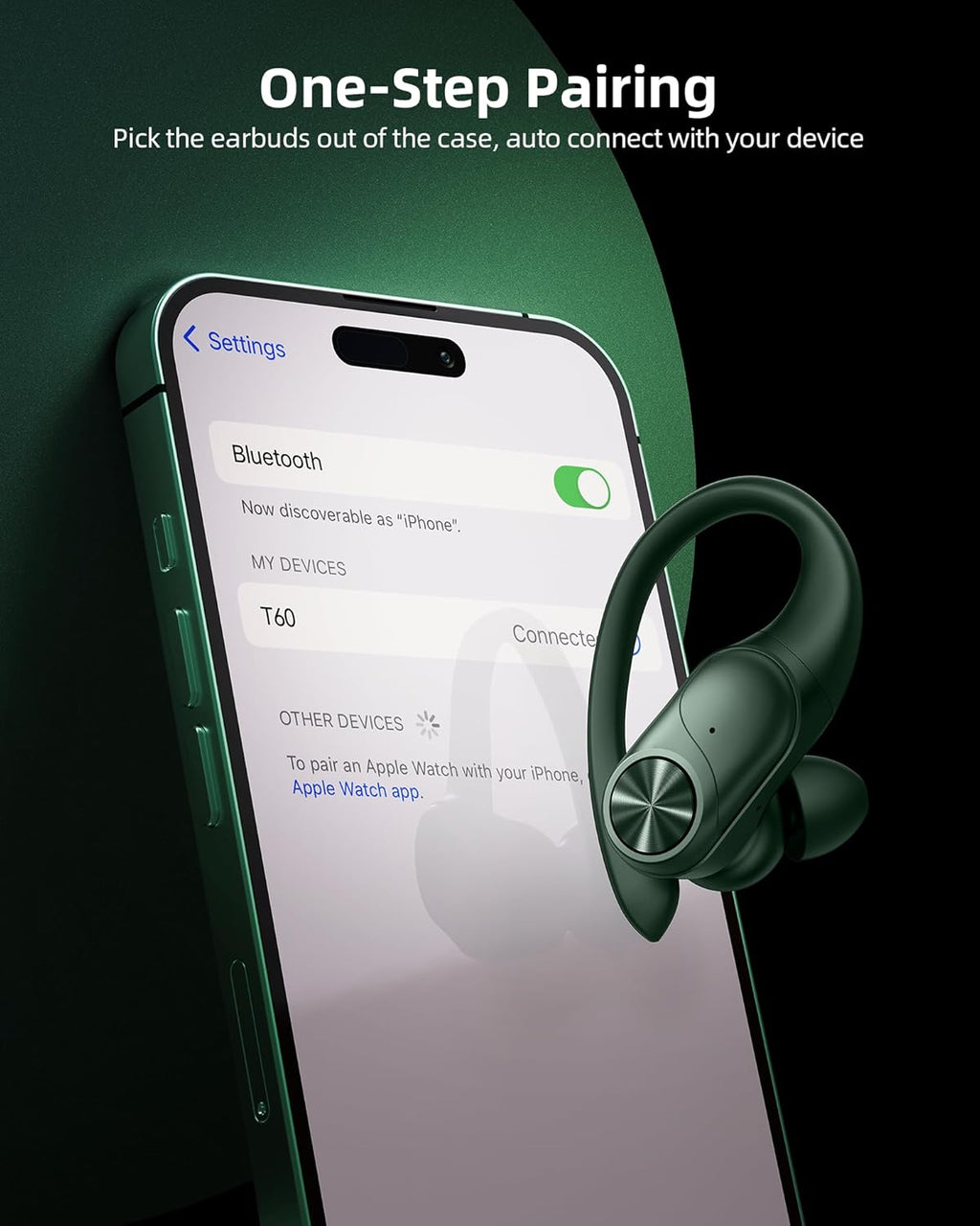 Bluetooth Headphones Wireless Earbuds 80hrs Playtime Wireless Charging Case Digital Display Sports Ear Buds with
