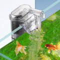 Slim Aquarium Filter,Quiet Hang on Back Fish Tank Filter for 3-10 Gal Aquariums with 1 Pre-Filter Sponge ，Adjustable