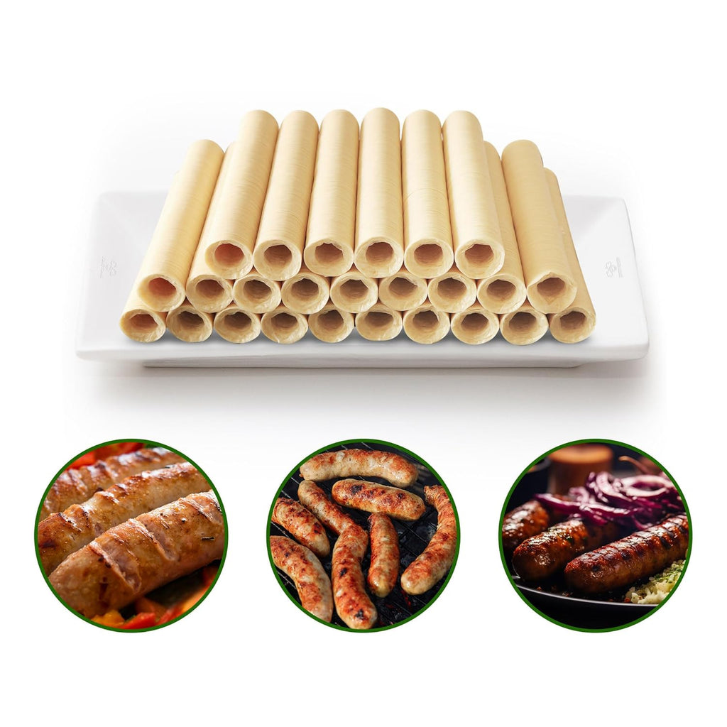 HALAL Sausage Casing, Grade A Edible Drying Collagen Sausage Casings for Flavorous Homemade Sausages