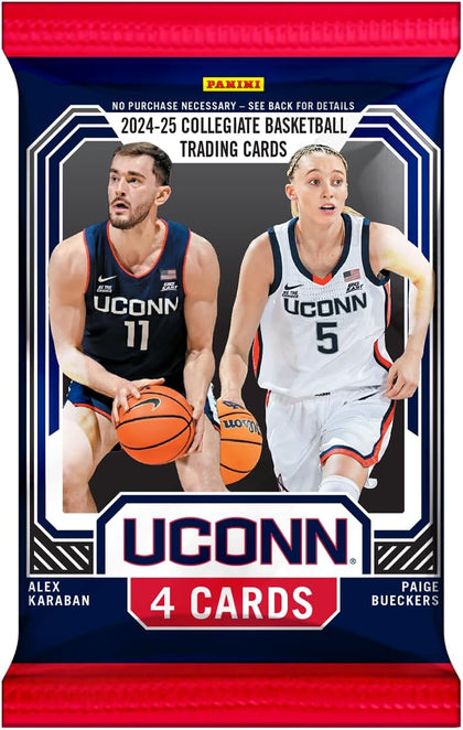 2024 Panini UConn Huskies Basketball Blaster Box – Official NCAA Trading Cards – Blaster-Exclusive Parallels, Inserts