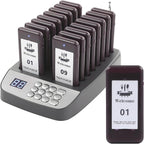 Restaurant Pager System, 16 Pagers, Wireless Paging System