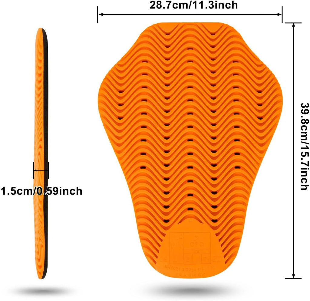 CE Level 2 Back Motorcycle Armor,CE Level 2 Armor Jacket Pads Inserts | CE Level 2 Back Motorcycle Armor Inserts,Body