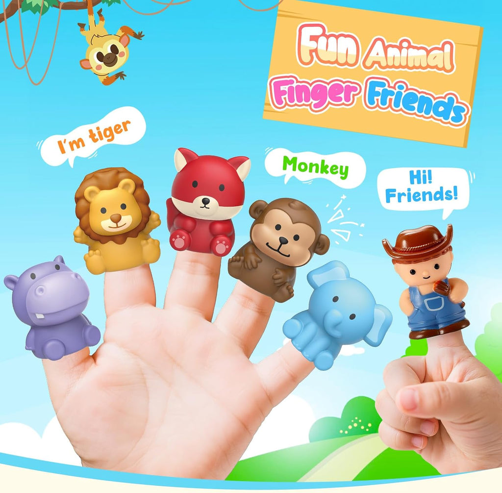 Animal Montessori Learning Toys for 2 3 4 5 Year Old Kids, Toddler Animals Train Locks & Keys Matching Toys Counting