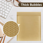 Natural Kraft Bubble Mailers 6x10 Inch 25 Pack Usable Size 6x9 Brown Padded Envelopes #0 Small Business Mailing