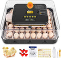 56 Egg Incubator for Hatching Eggs with Automatic Egg Turning Gray