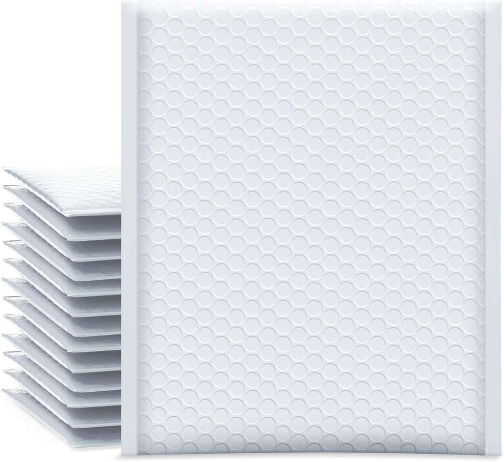 Bubble Mailers 7.25x12" 25 Pack Usable Size 7.25x11" White Padded