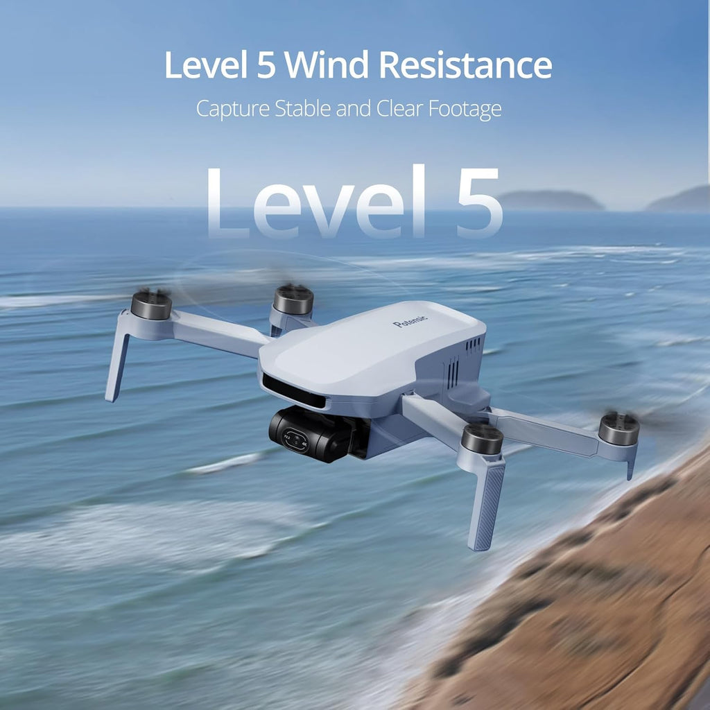 ATOM 4K GPS Drone, 3-Axis Gimbal, 96 Mins Flight, 6KM Transmission | 4K/30FPS QuickShots, Visual Tracking, Under