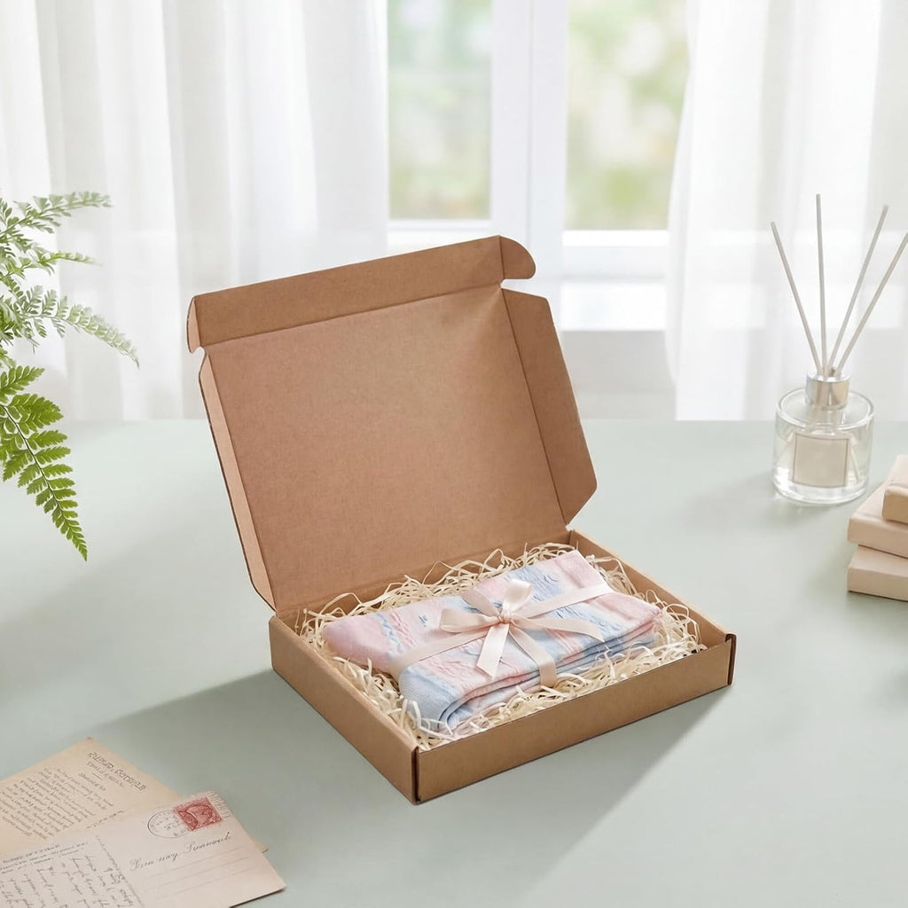 75 Pack 7x5x1 inch Small Shipping Boxes, Brown Mailing Boxes